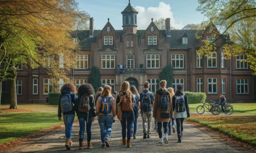 波士顿k-8初中，美国大学